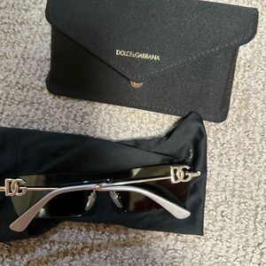 Dolce & Gabbana Black Sunglasses with Case